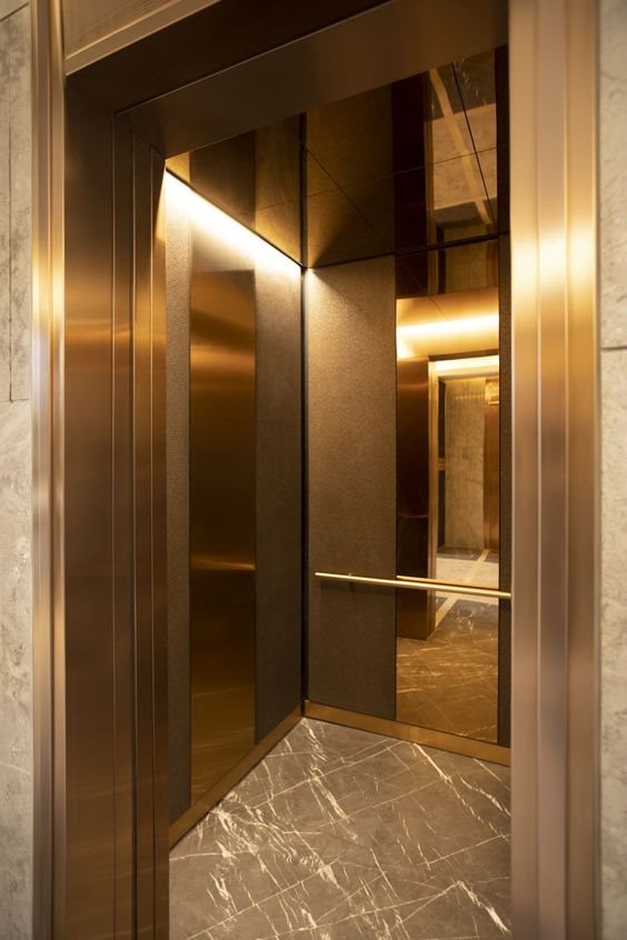 Luxury elevator cabin